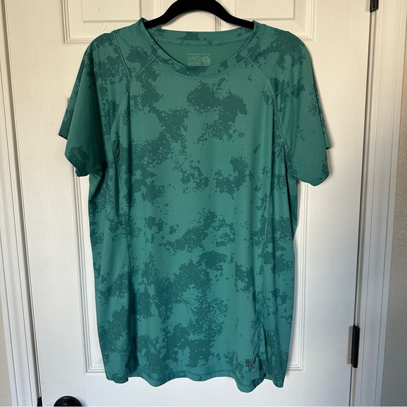 Mountain Hardwear Teal Short Sleeve Tee Sun Shirt - XL - Picture 1 of 7